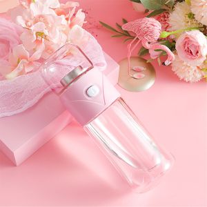 Double Layer 14oz Leak Proof Glass Water Bottle With Strainer