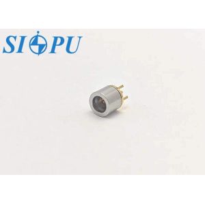 SMP Male RF Coaxial Connector – Limited Detent, Microstrip Type, PCB Solder