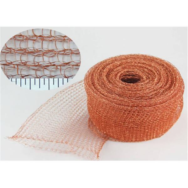 Buy 4 Wire Copper Knitted Wire Mesh For Distillation Copper at wholesale prices