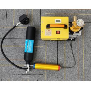 Titanium Brass Divers Gas Cylinder , Rescue Scuba Diving Gas Tank