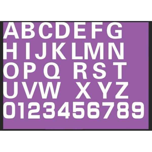 Buy College Football Heat Press Numbers And Letters For Positions And Name at wholesale prices