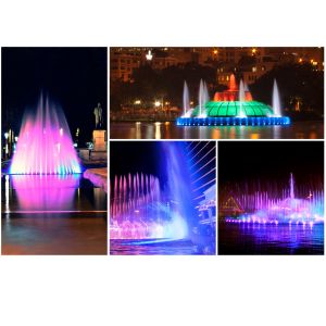 External Control SS316L DC24V Led Pool Fountain Lights SMD3535