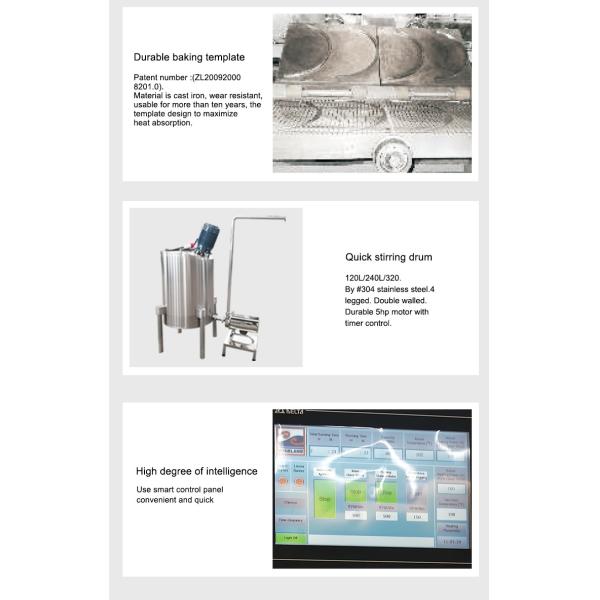 Automatic Snack Wafer Production Line Wear Resistant Stainless Steel