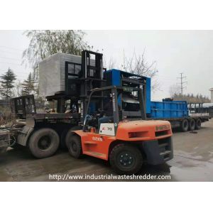 PET Rotary Twisted Blade 8P Motor Plastic Waste Shredder