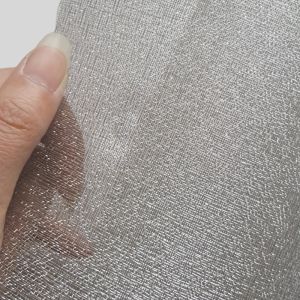 Silver Plated Copper Wire Metallic Mesh Textile Interlayer Low Visible