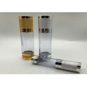 Empty Solid Airless Pump Bottles With Uv Coating Metallization Screw Cap