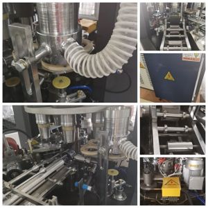 New high speed high quality sleeve wall paper cup machine