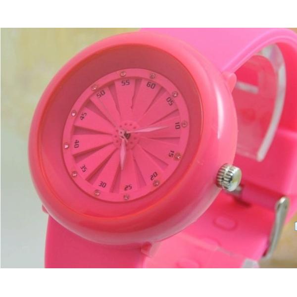 Silicone watch, silicone material, fashion design, japanese movement, 3atm water