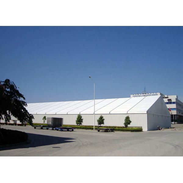 Windproof White Giant Canopy Marquee Tent With Sidewalls Aluminum Structure