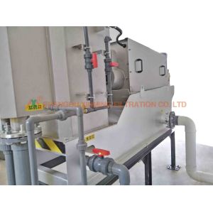 24 Hours Automatically Polymer Dosing System Sludge Processing Screw Machine