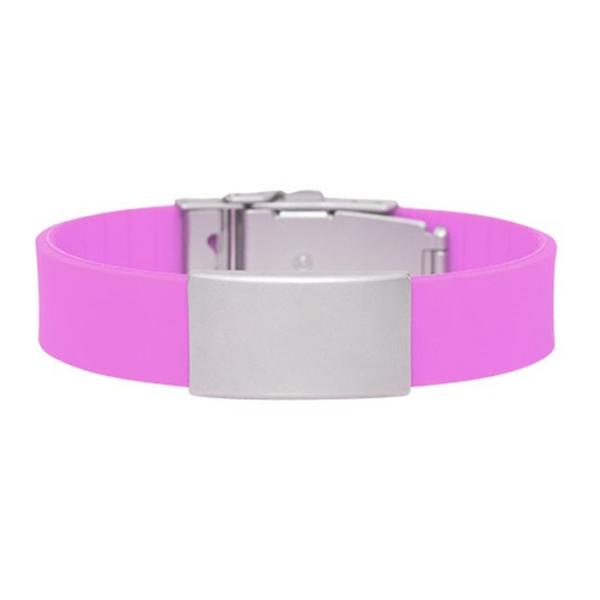 Fashion Custom Silicone Bracelets / QR Code Silicone Bracelet FDA Approved