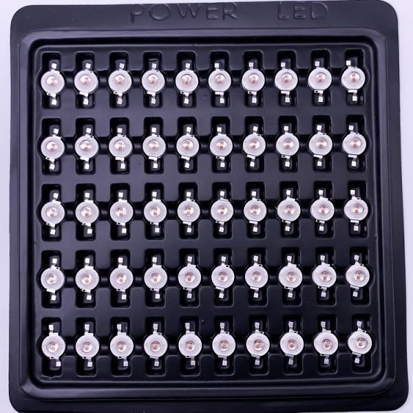 Double Chips 3W LED Lamp Beads For 620nm 630nm Infrared Light Therapy