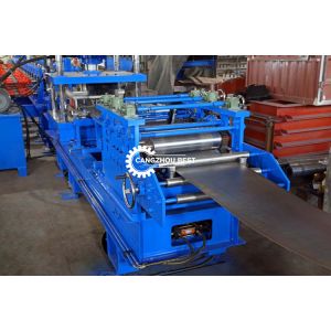 3 Waves Hydraulic Punching Cutting 2mm Guardrail Roll Forming Machine