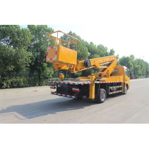 Street Light Maintenance Dongfeng 4x2 Bucket Truck Aerial Working Platform Truck