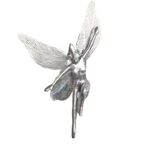 Stainless Steel Ornaments Metal Sculpture Metal Ballerina Dancing Statue