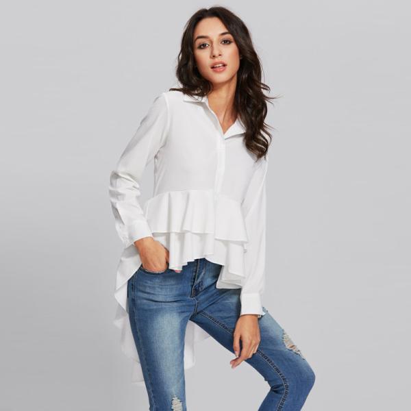 Buy Plus Size Women Clothing Office Latest Blouse Designs at wholesale prices