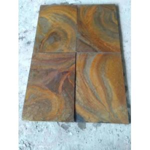 Quality Rust Natural Split Slate Paving Tiles For Interior And Exterior for sale
