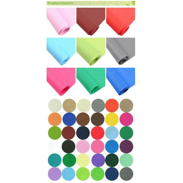 Recycled PP Nonwoven Spunbond Fabric Eco Friendly With Different Colors