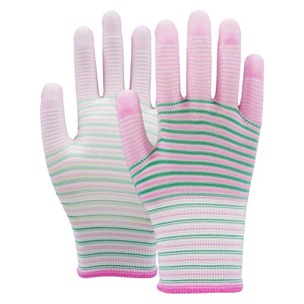 Buy NBW-PT303 13 Gauge Zebra Pattern PU Palm Coated Gloves at wholesale prices