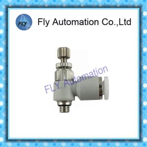 One Way Flow Control Valve Pneumatic Fittings And Tubing Festo GRLA-M5-QS-4