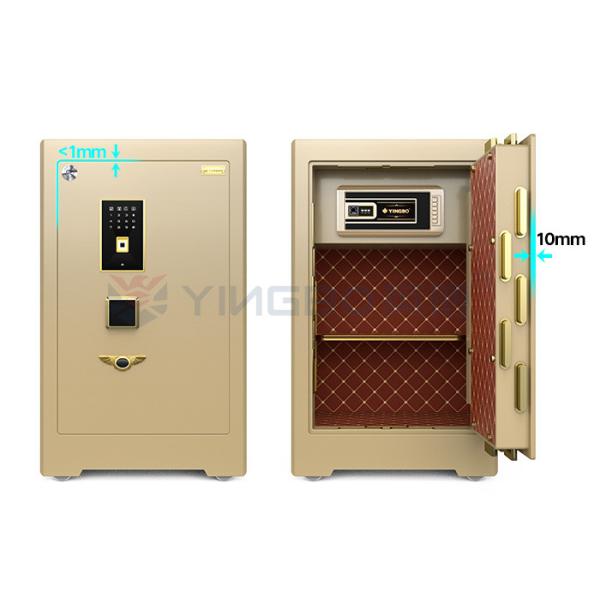 YB/ZY-70 Commercial Safe Box Semiconductor Fingerprint Biometric Technology 4 Open Ways