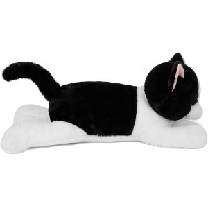 27 inches Cat Weighted stuffed animals, Cuddly Weighted Cat Plush Pillow Giant