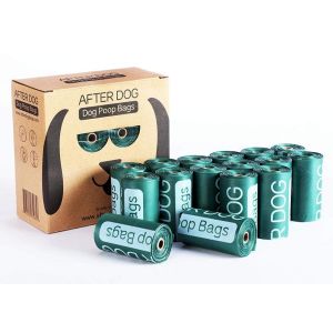 Anti Tear Bio Degradable Poop Bags Environmentally Friendly With Dispenser