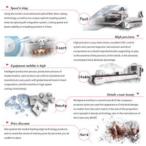 Flexible Beam Path Industrial Laser Cutting Machine IPG 1000W Fiber Laser Power