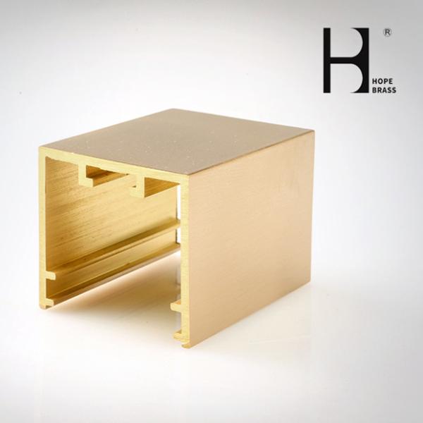 Rust Preventive Brass Extrusion Profiles Copper profiles Customized Shape