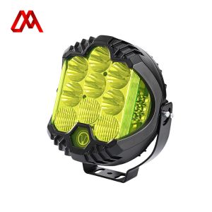 China 9 inch Three-sided Illumination Light XM-9IN-R-09P-001 68W 5500LM DC9-36V H4 Led Working Light on sale