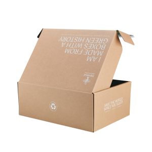 Buy cheap Kraft Flat Corrugated Boxes Lightweight Corrugated Boxes With Tear Strip from wholesalers