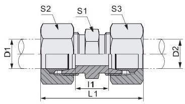 Hydraulic Bite-Type Tube Adapter Straight Fitting 1c/1d 1c-Rn/1d-Rn with Reliable Quality