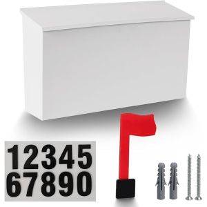 Stylish Wall Mounted Steel Mailbox Letter box for Home and Commercial