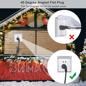 NEMA 5-15P to Dual Outlet Extension Cord with On Off Switch