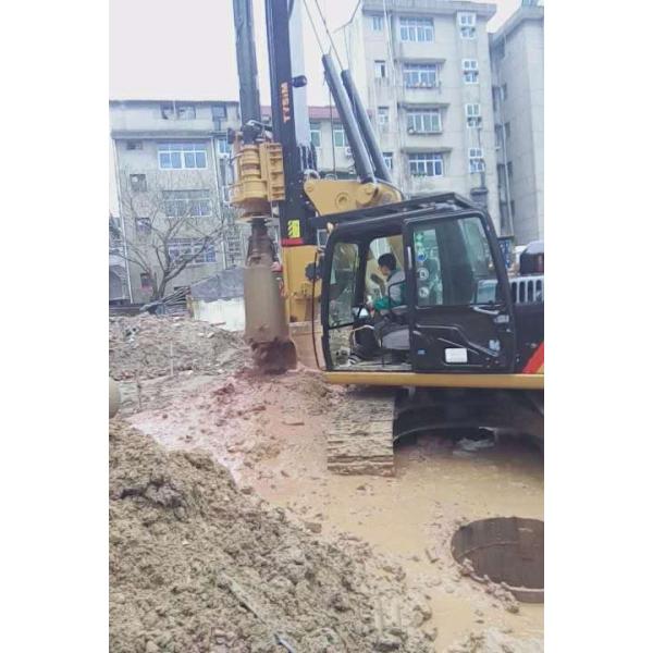 Piledriver Construction Hydraulic Piling Machine , 24m Pile Driver Equipment