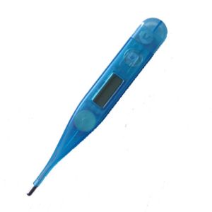 Quality promotion gift hard tip clinial digital thermometer translusent for sale
