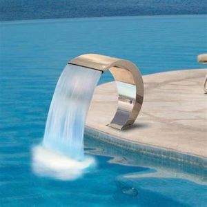 Artificial Stainless Steel Swim SPA Pool Equipment Cascade Waterfall