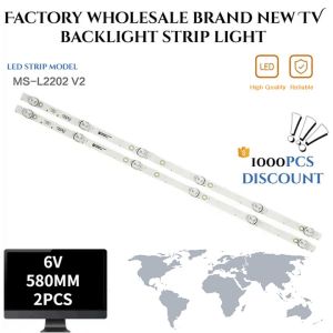 SMD3030 LED TV Backlight Strips 6LEDs For 32inch MS-L1343 JL.D32061330-081AS-M