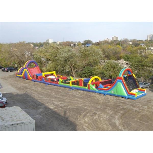 Buy Magnificant Children / Adult Bouncy Obstacle Course Inflatables For Rental at wholesale prices