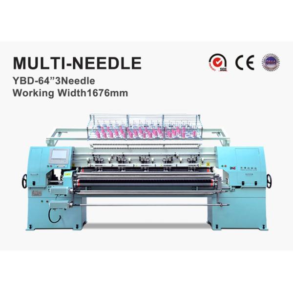 Durable Computerized Chain Stitch Multi Needle Quilting Machine With Simulation