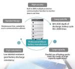 Solar Stromspeicher Battery 10kWh with LiFePO4 Battery Type and Self Cooling