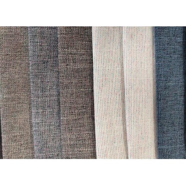 Woven Upholstery Sofa Fabric 260gsm Yarn Dyed 80% Polyester
