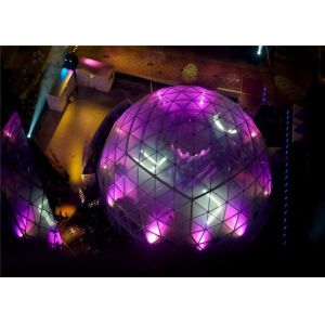 Durable Party Mini Geo Dome Tent With Rainproof Fabric Sidewall