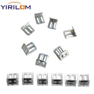 Sofa Hardware Accessories Zigzag Spring Sofa Metal Clips 4 Holes Spring Clips