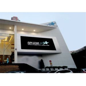 High Brightness Outdoor Full Color Led Display / Led Video Screens Super Weather