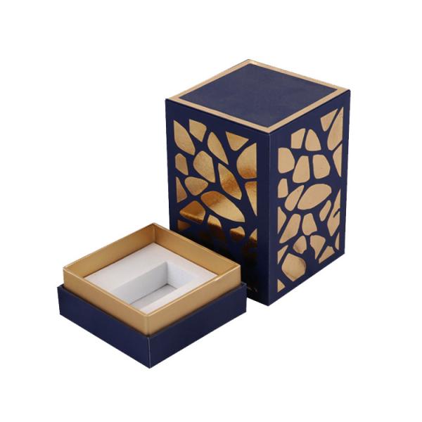 Buy Square CMYK 350g Paper Perfume Bottle Packing Box EVA Foam at wholesale prices