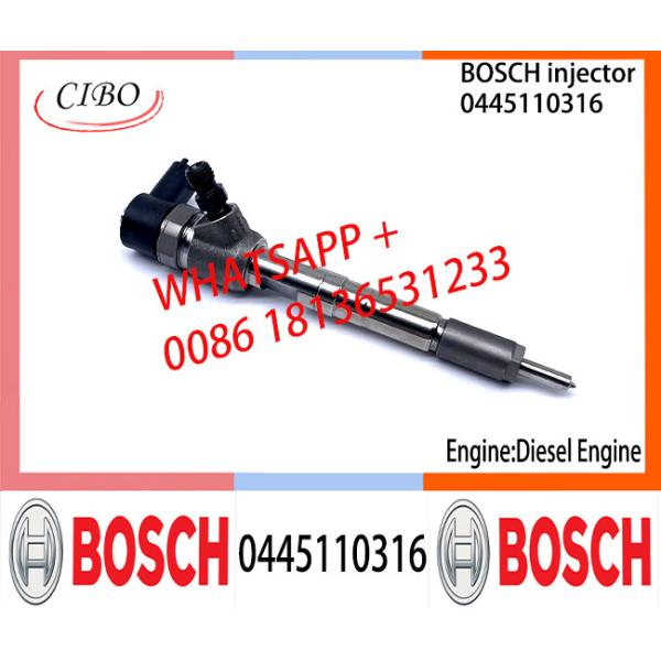 BOSCH injetor 0445110316 15710-86J20Common fuel Injector 0445110316 1571086J20000 15710-86J20 for SUZUKI 1.3DDIS/1.3CDTI
