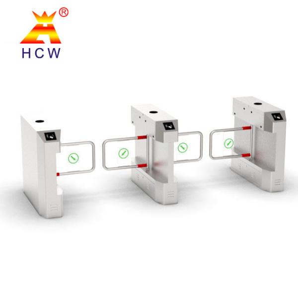 Automatic Swing Barrier Turnstile Pedestrian Gate 1.5mm Thickness Stainless Steel