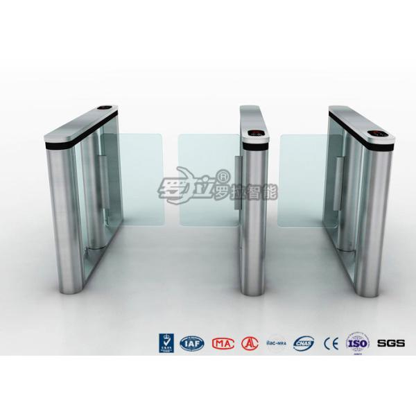 Fastlane Swing Barrier Gate Silver Polishing With Dry Contact Interface