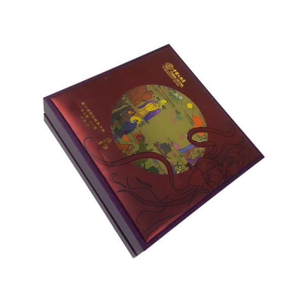 Buy Cardboard Material Custom Size Lid & Bottom Structure Box Set with the Plastic White Color Tray Inlay for Packaging at wholesale prices